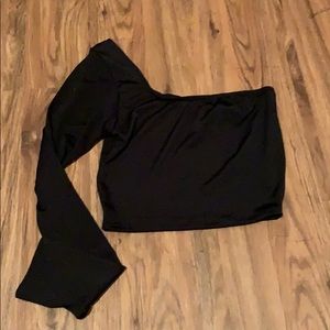 One shoulder top from jcobtq